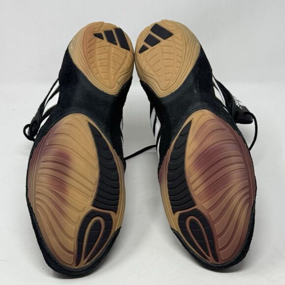 Adidas Tyrint Wrestling Boxing Shoes Mens 10 Black Suede Mesh Sneakers Vintage main image 11